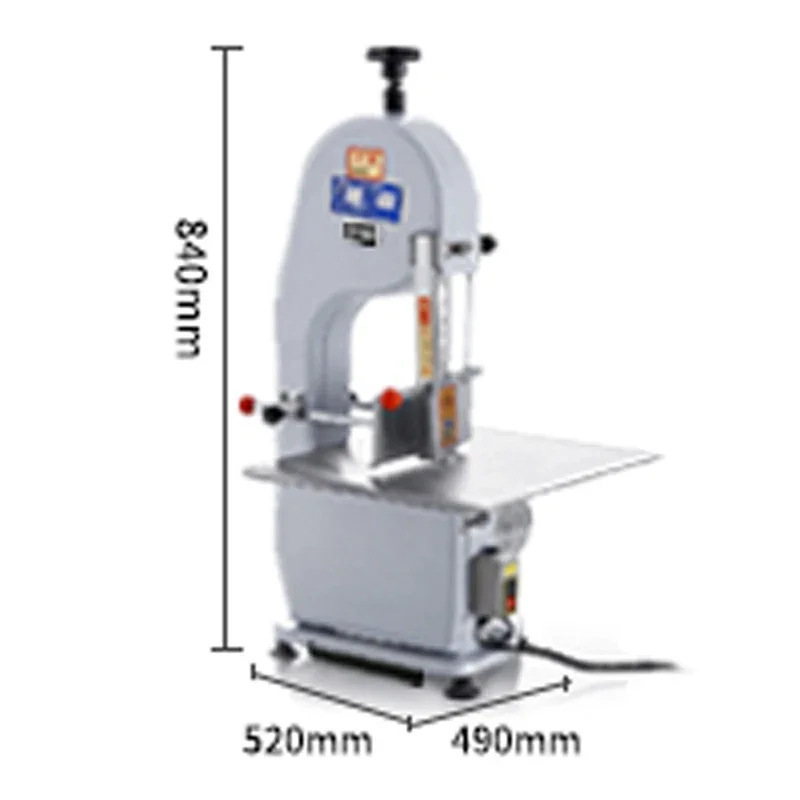 

QG-250 Bone Saw Cutting Machine Electric Cutter Commercial Bone Chopping Meat Saw Cutting Fish and Pig Trotter 220v