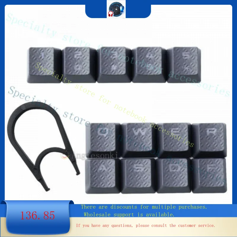 

A++13Pcs Keycaps Sets for Corsair K70 K95 K100 RGB STRAFE Mechanical Keyboard