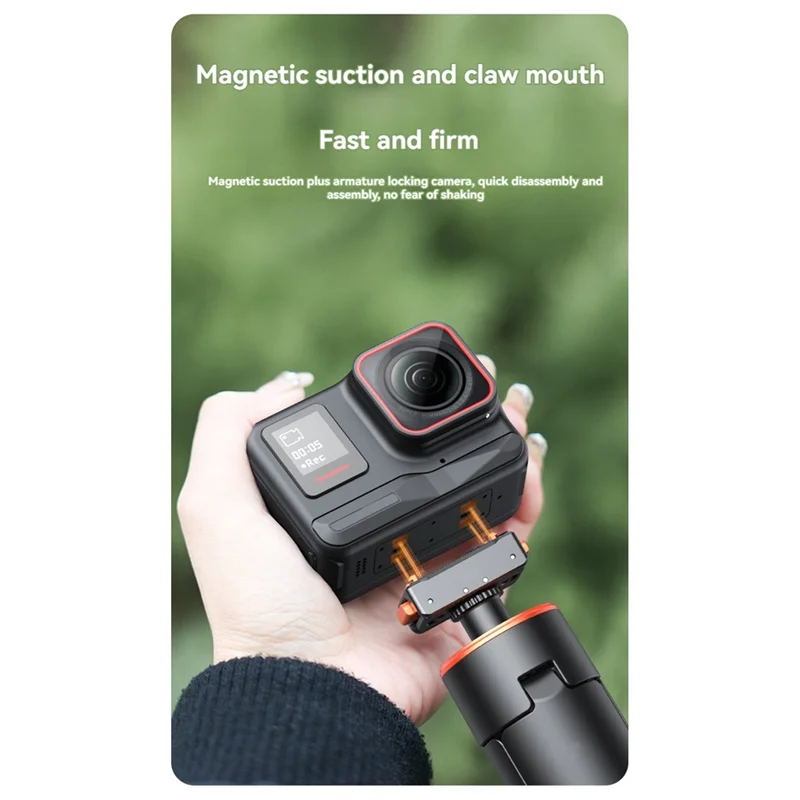 ل Insta360 Ace/Ace Pro المغناطيسي الإفراج السريع جبل اثنين مخلب محول ل Insta360 Ace/Ace Pro ملحقات الكاميرا-BTFL