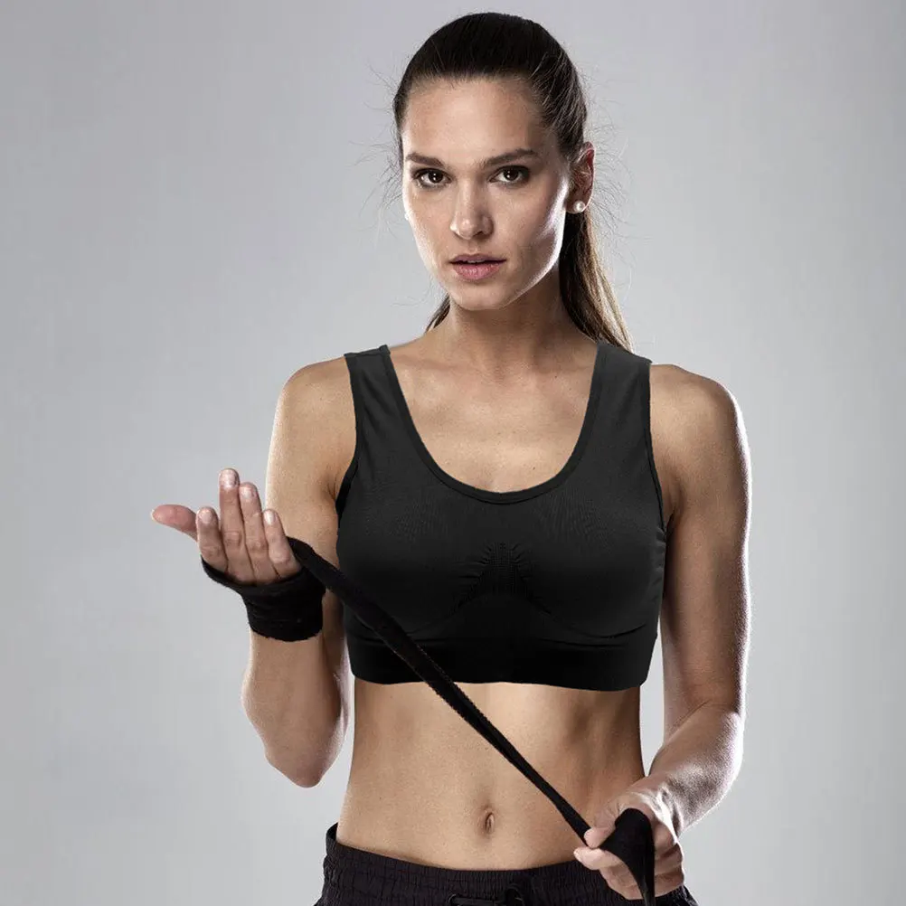 Sujetador deportivo de Yoga para mujer, ropa interior transpirable sin aros para correr y Fitness, cómodo sujetador de entrenamiento, ropa interior deportiva, 3 uds.