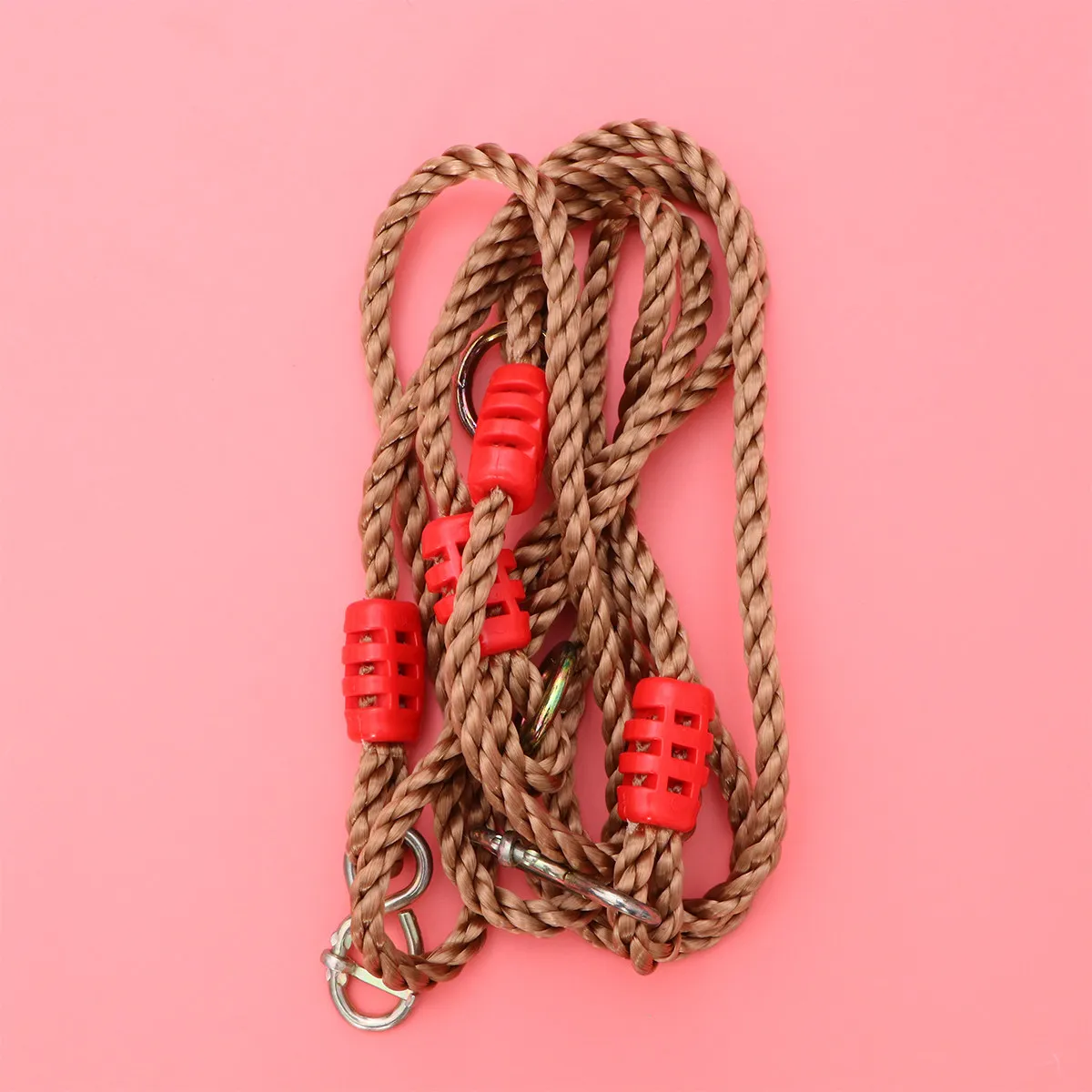 2Pcs Outdoor Swing Hangers Premium Quality Wear Resistant Straps for Swing Seat Suspension System Backyard Play Equipment