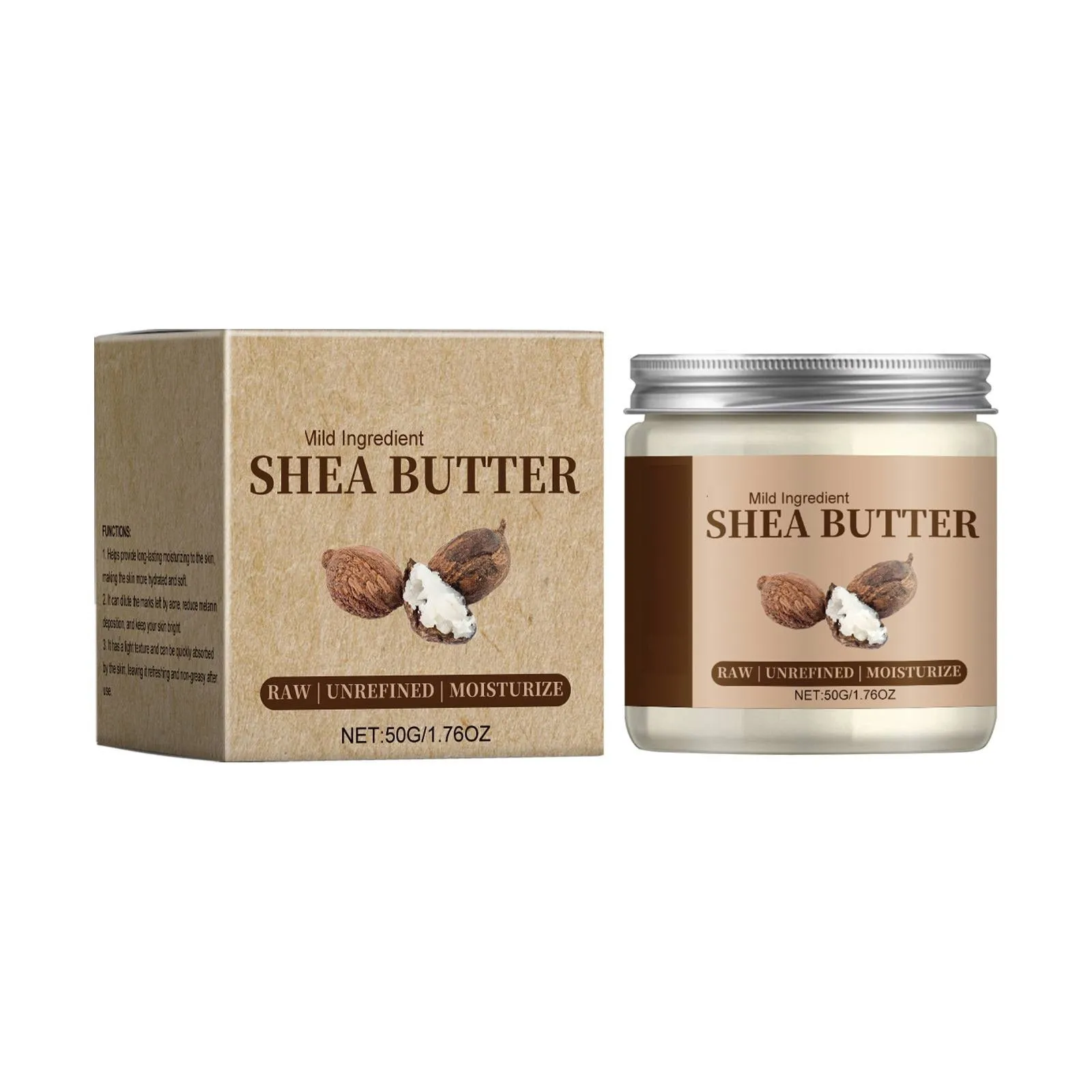 Shea Butter Moisturizing Cream Moisturizer, Evens Out Skin Tone Effective Melanin Natural Melanin Natural Botanical Products