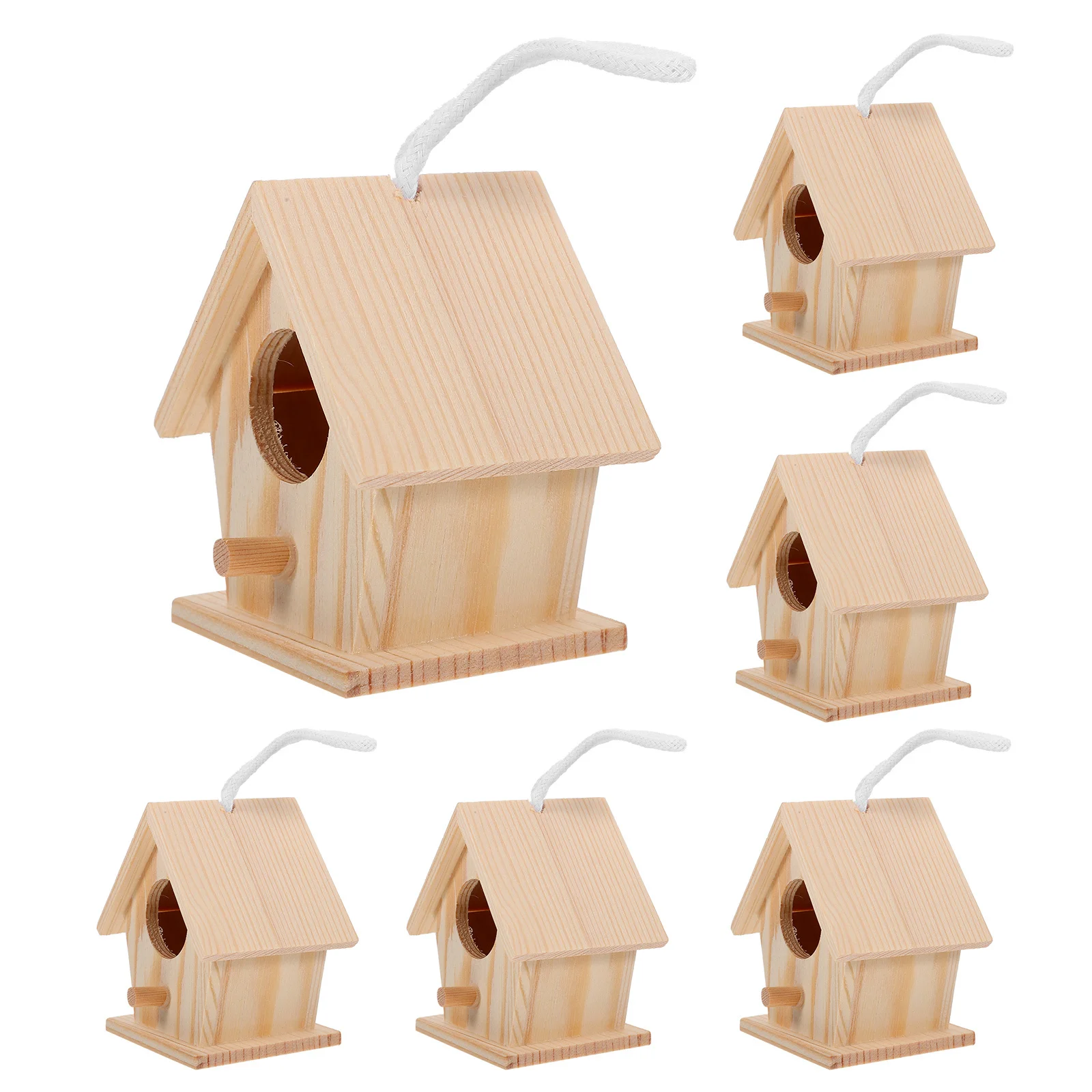 

5Pcs Mini Bird Nest Imitation Bird's Nest Natural Material Decorative Props for Garden Home Wedding Party Easter Ornament Art