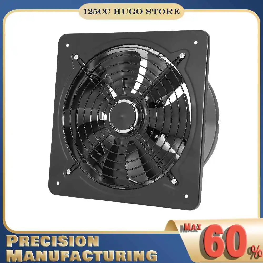 

Вентилятор вытяжной настенный 12 дюймов, 125 Вт, 2000 м³/ч, для кухни