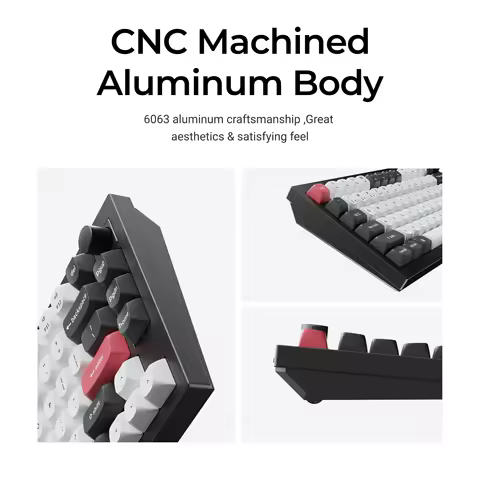 Keychron Q1 HE ISO Layout Collection QMK Wireless Custom Mechanical Keyboard Magnetic Switches Adjustable Actuation Point RGB