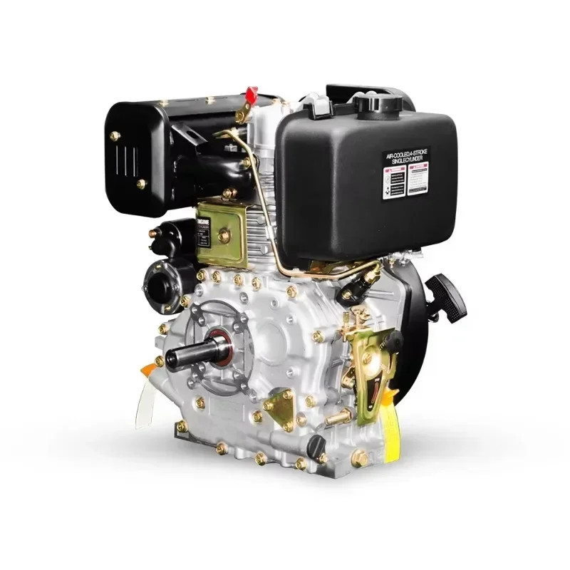 Electric Air cooled single cylinder 13hp diesel engine with fuel tank Hot sales