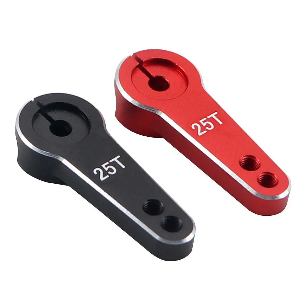 

1pcs For 1/10 Rc Crawler Car Traxxas Trx4 Trx6 Scx10 Axial D90 Rgt Rc Car Parts 35mm Metal Rc 25t Tooth Steering Servo Arm