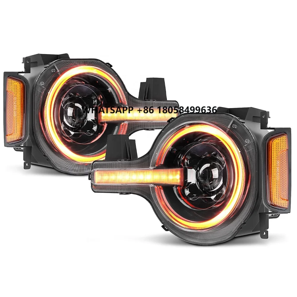 

2021-2024 аксессуары для деталей Bronco, светодиодная фара для проектора Bronco Big Bend/черный бриллиант/внешние банки/Wildtrak/ланда