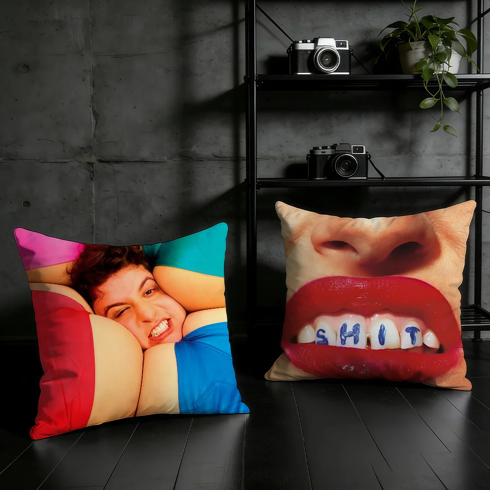 Art T-Toiletpaper Interesting cushion cover Birthday Anniversary Gifts Double Sided Printed Zipper Cushion Cover Soft Skin