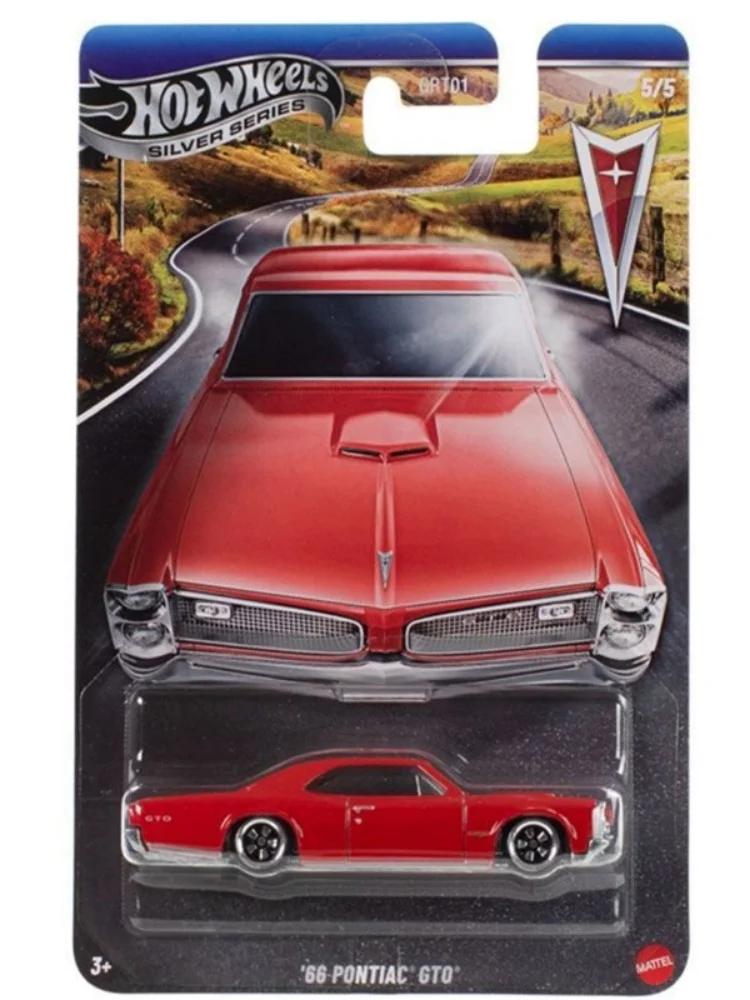 Hot Wheels – ensemble Pontiac série argent GTO Firebird Bonneville 1:64, modèle de voiture moulé sous pression, Collection, jouet d'anniversaire pour garçon, cadeau, nouvelle collection