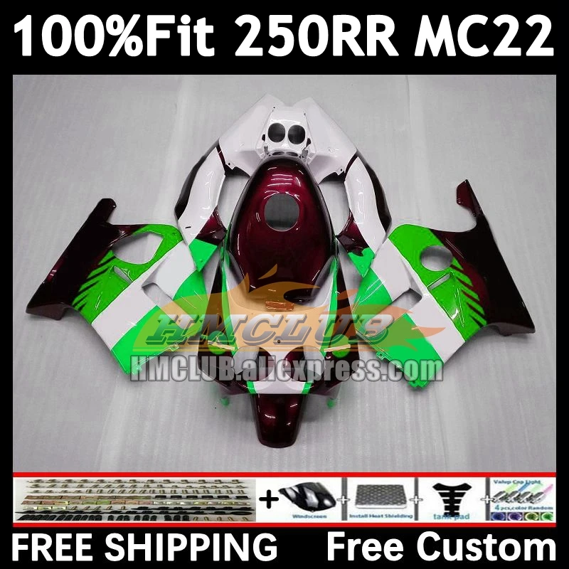 Injection Body For HONDA CBR repsol green 250RR CBR250RR 1990 1991 1992 1993 1994 98No.172 MC22 CBR250 RR 95 96 97 98 99 Fairing