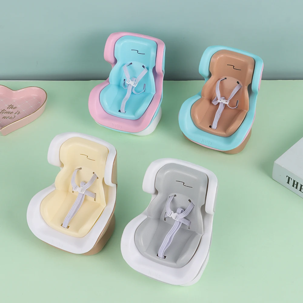 

Durable Doll Car Seat Plastic Only Selling Seat Cartoon Chair Model Magnetic Base Cartoon Ornaments Car Air Exhaust Decoration