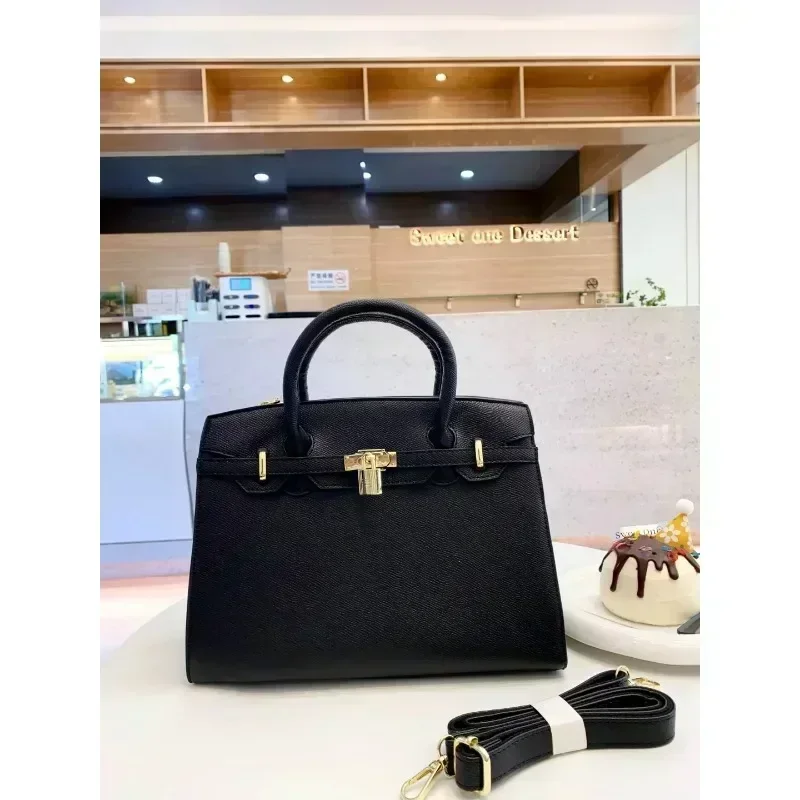 Women's Tote Bag Luxury Brand Designer Women's PU Leather Shoulder Bag Women's Commuter Bag Large Capacity Travel Shopping Bag