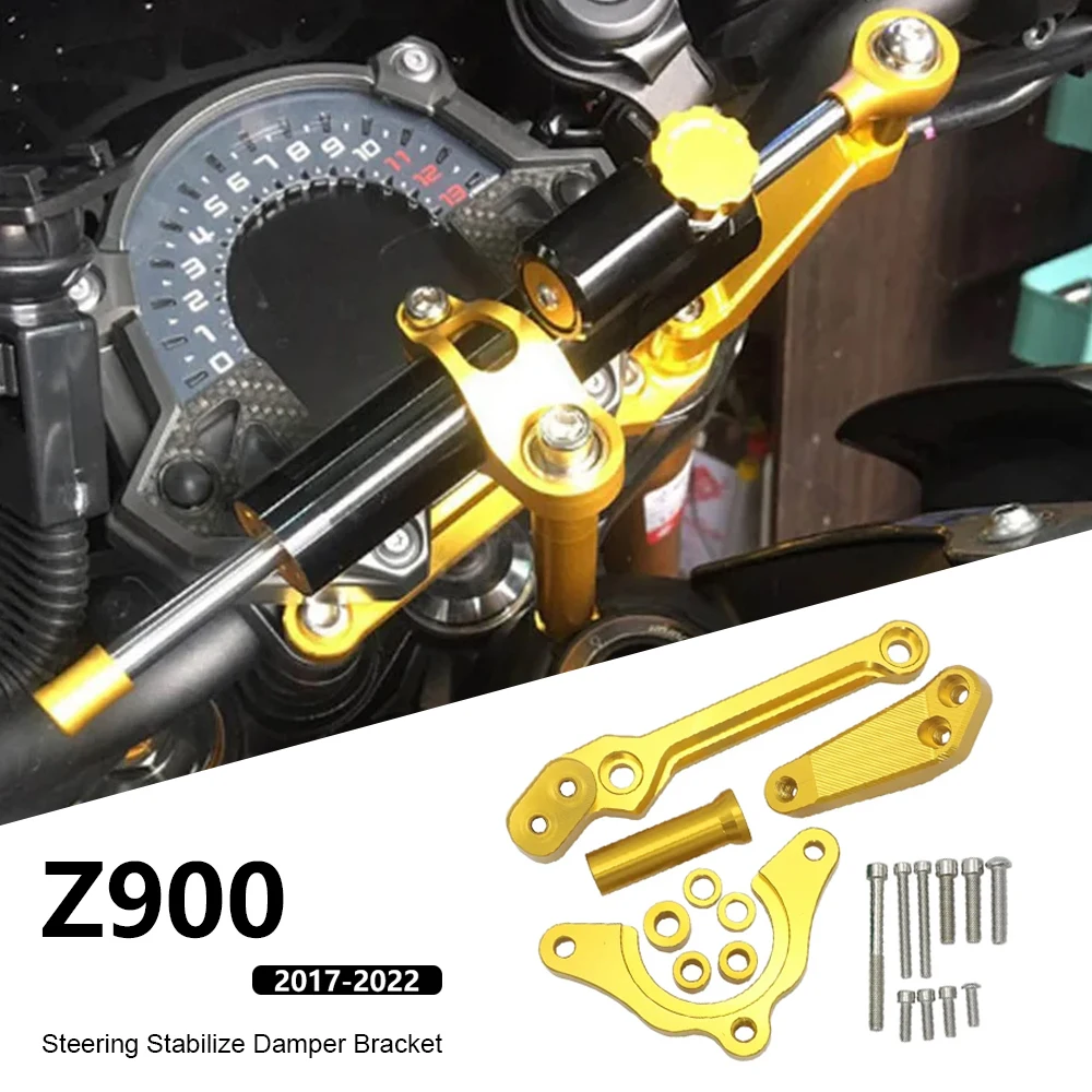 

Z900 Motorcycle Steering Damper Bracket For Kawasaki Z900 Z 900 2017 2018 2019 2020 2021 2022 Stabilizer Steering Damper Mount