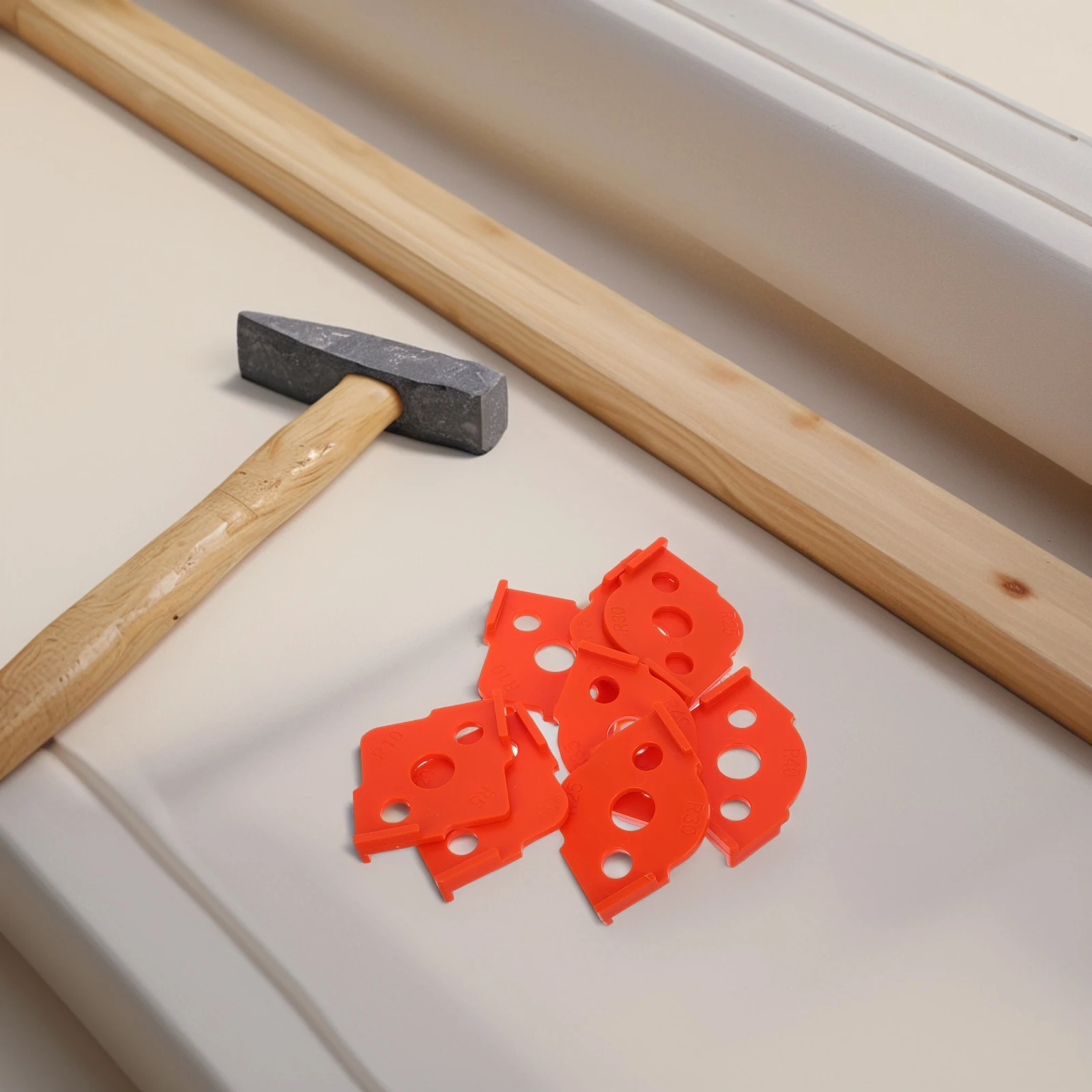 

Woodworking Tool Edge Trimmer Round Corner Radius Template Router Jig Board Curve Stencil Semicircular Design Precise Trimming