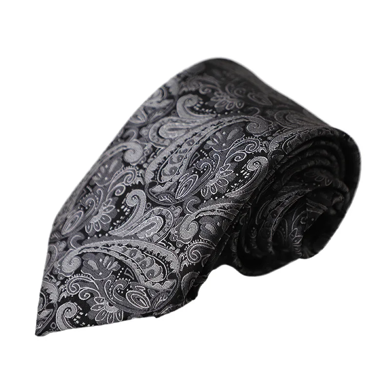 Vintage 8CM Width Formal Business Hand‑tied Necktie, Classic Men Neck Tie For Office Work Banquet Wedding Suit Shirt Matching