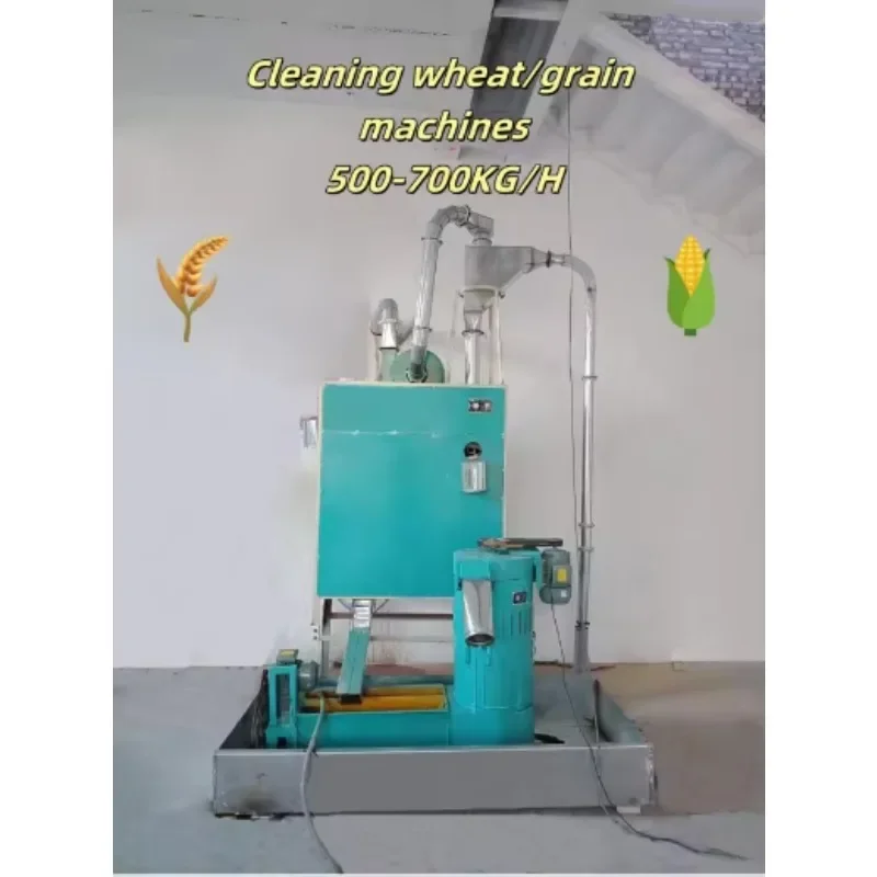 Hot Sell Good Quality 500-700kg/H High Productivity Grain/Wheat /corn/ Seed Cleaning and Processing Grain Cleaning Machine