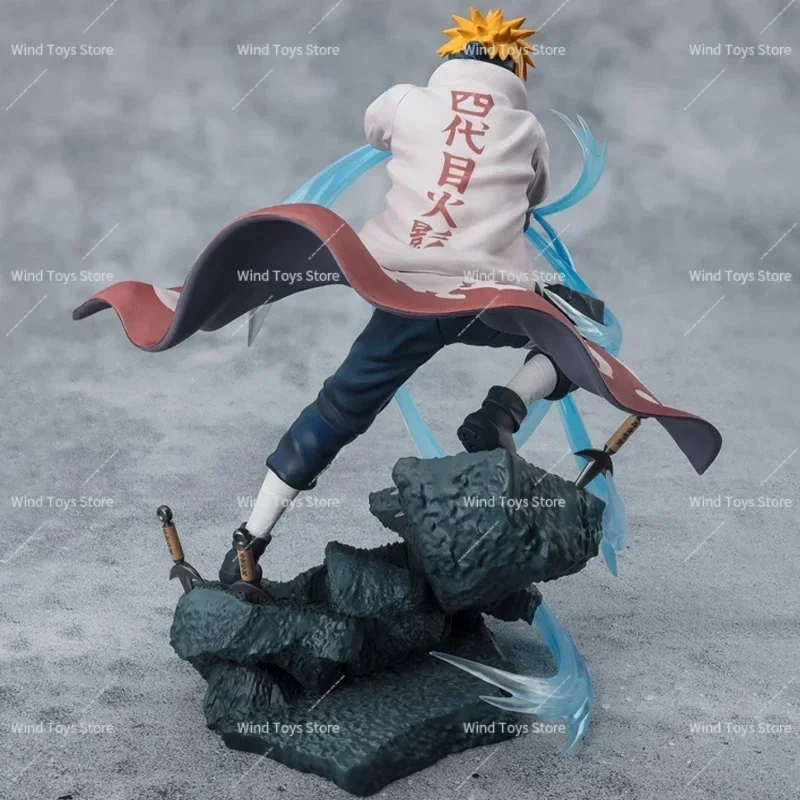 In Magazzino 100% Originale NARUTO Minato Namikaze Anime Figura Da Collezione Modello Figurine Ornamento Raccogliere Regali