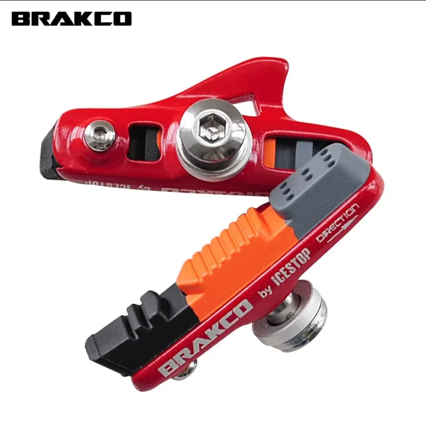 مسند فرامل مضاد للقفل للدراجة قابل للطي من Brompton ، حذاء خفيف الوزن بمشبك C ، خالٍ من الضوضاء ، زوج واحد