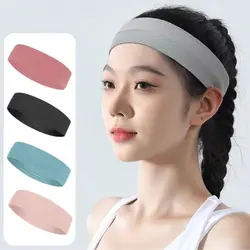 Women Daily Make Up Headband Plain Milk Silk Headbands Elastic Hair Bands Casual Headwrap Lady Soft Bandana Hair Accessories