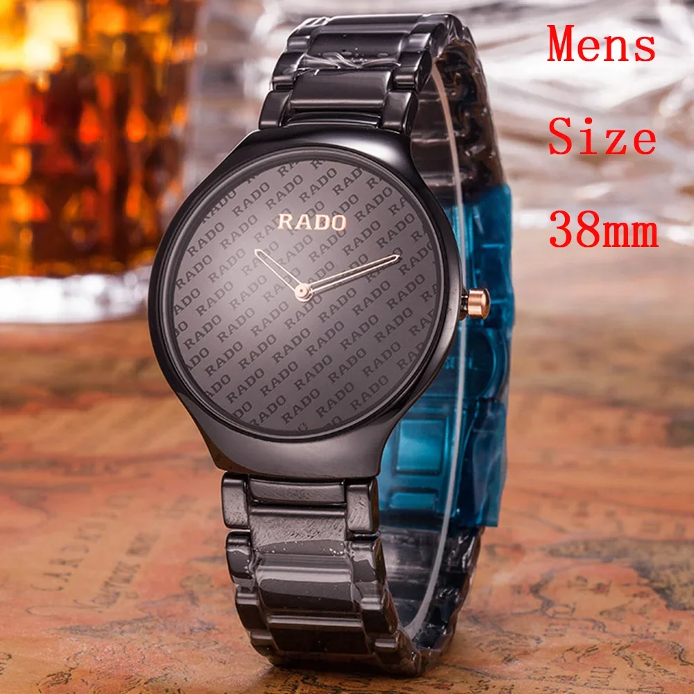 Top Rado Original Brand Watches For Mens Ladies Luxury Ceramic 38MM/28MM Simple Women Watch High Quality Sports AAA Male Clocks image 3
