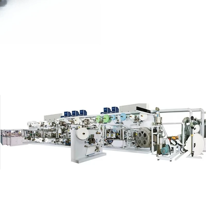 YG Automatic Sanitary Pad Laminating Machine For Women In Africa Core Components Include Motor