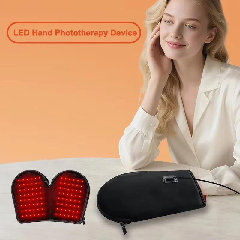 Red Light Hand Massager Machine In-frared Light Red Light Therapy Device Finger Massager
