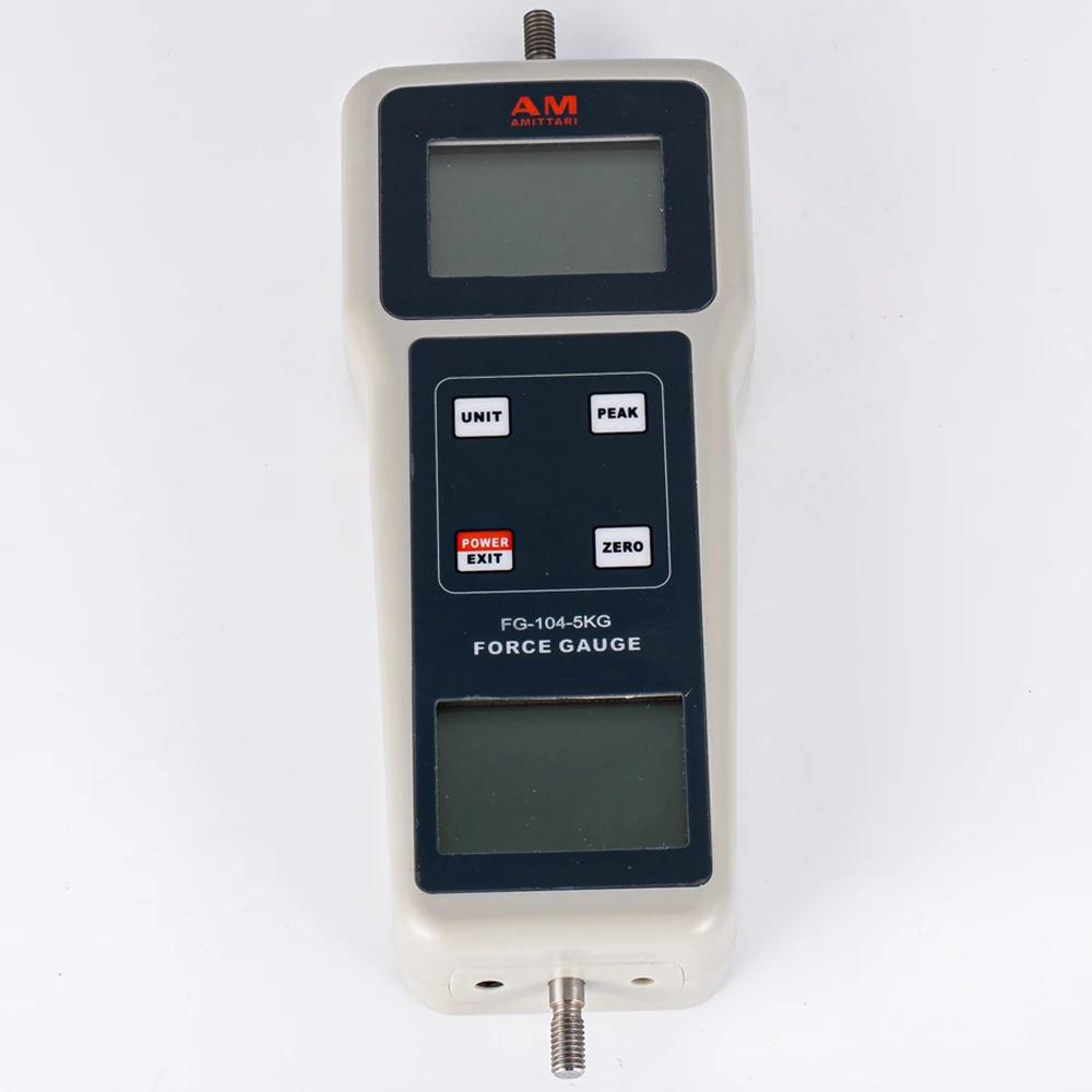 Force Gauge FG-104 1K to 100K Digital Push Pull Force Gauge Meter Tension Meter for High Accuracy Push Force and Pull Force Test