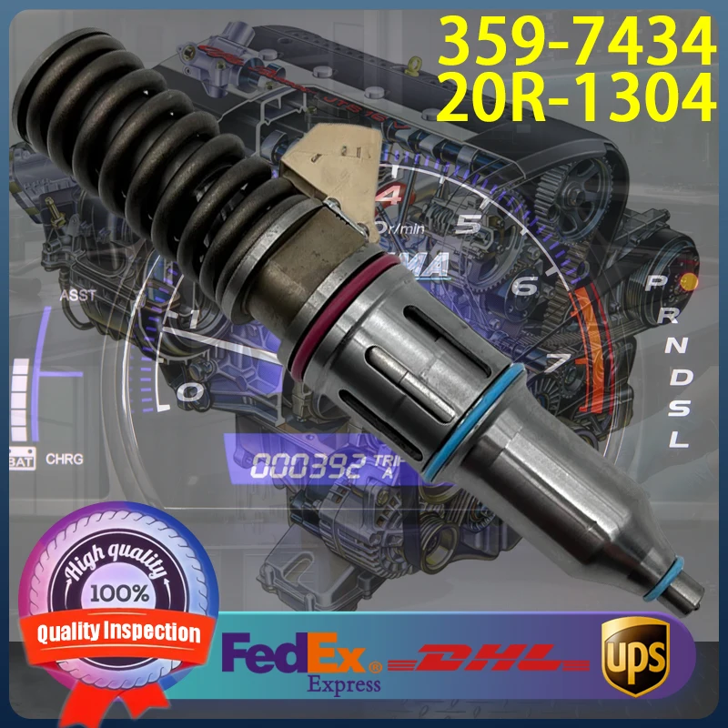

6PCS 359-7434 20R-1304 High Quality Diesel Fuel Injector 20R-1304 for Caterpillar CAT C15E C18 Engine SR4B XQ500 Power System