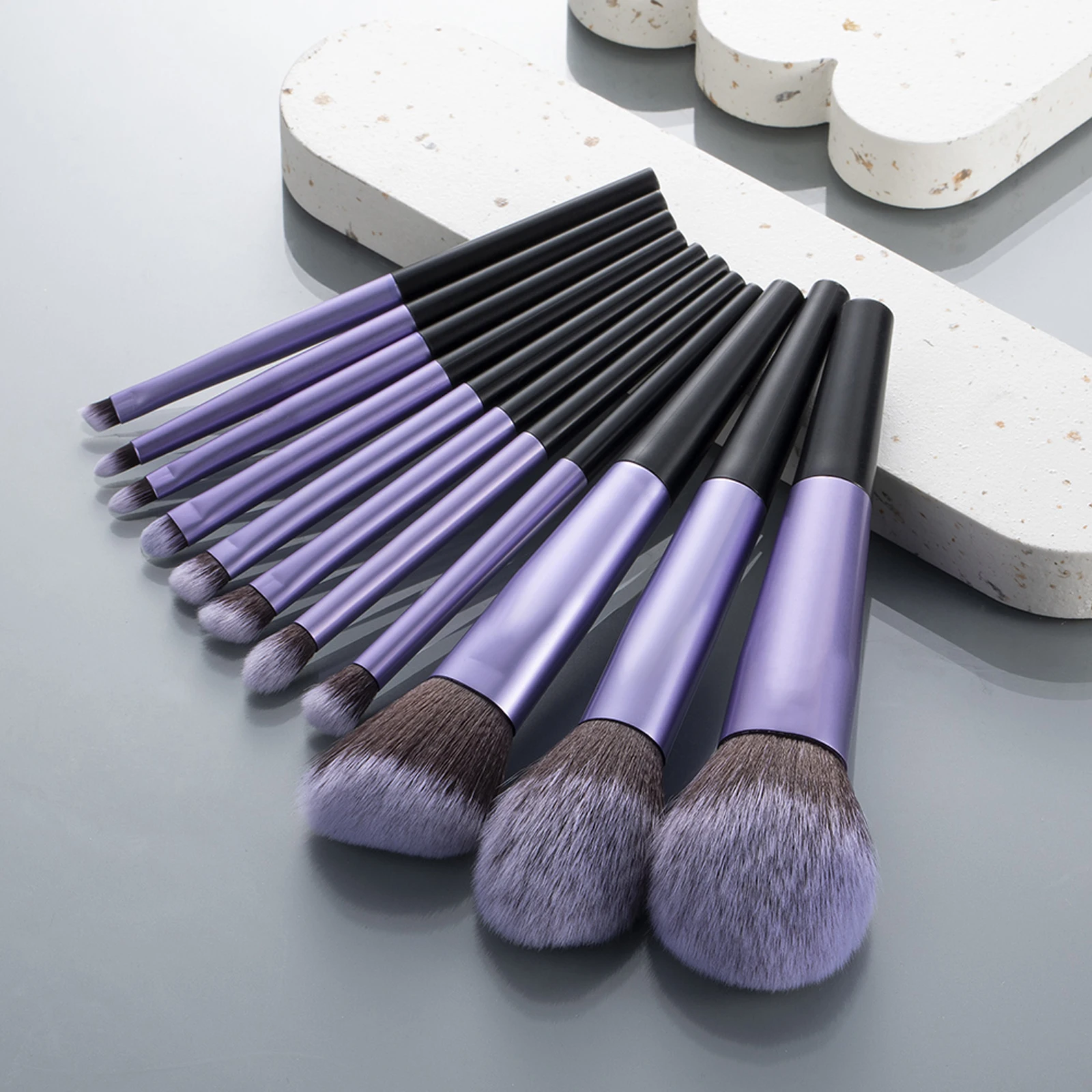 11pcs high-quality soft fur makeup brush set suitable for beginners and professional make up brushes