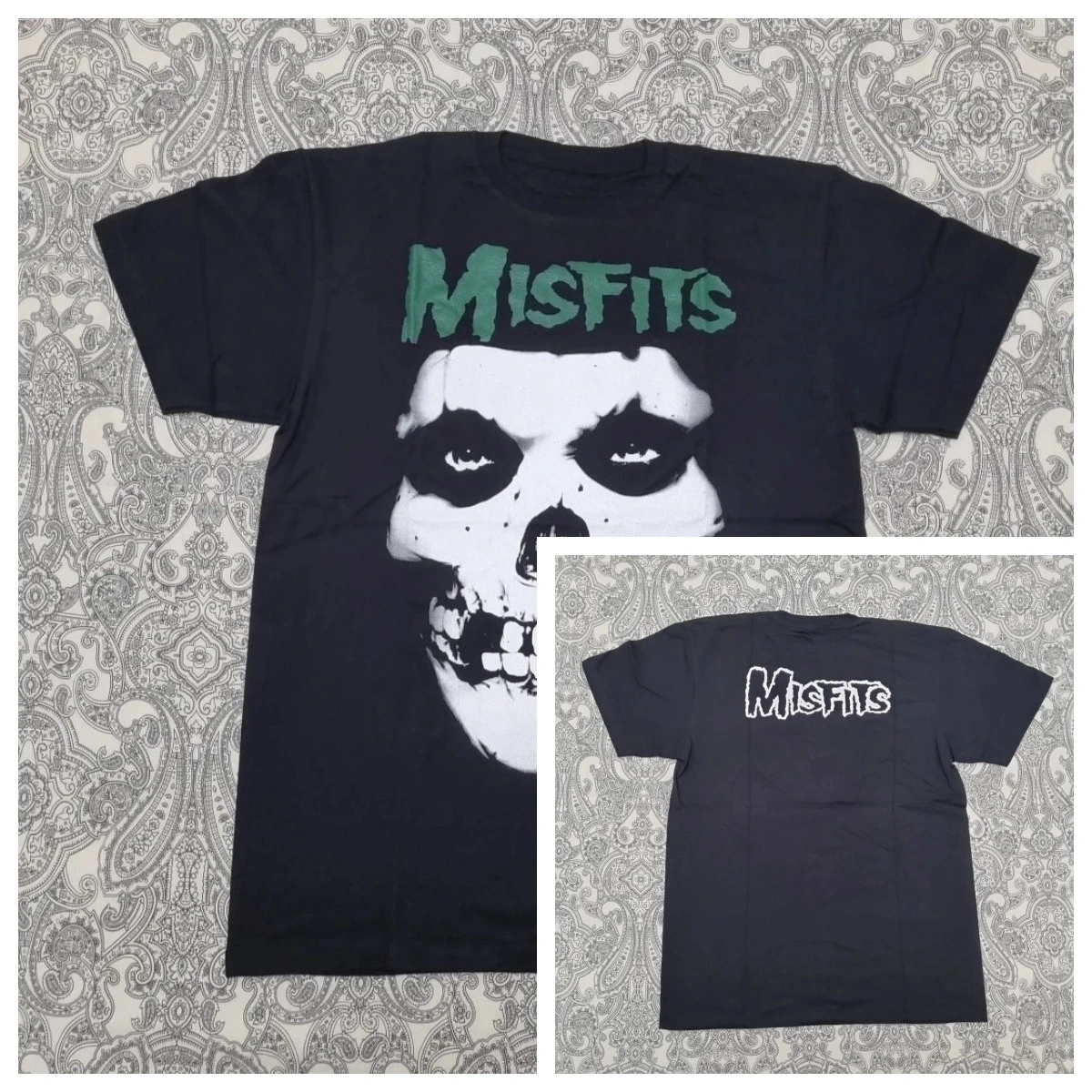 

Misfits White Ghost Skull Band T Shirt Size Large Graphic Print New High-end Luxury Is for Both Men and Women Top Y2k
