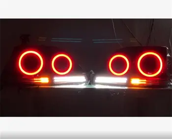 Upravená zadní LED světla do auta, 4 ks, pro brzdová světla Toyota Crown, couvací světla, směrová světla. 10 nejlepší prodej Zadní světlo Toyota Crown - №5