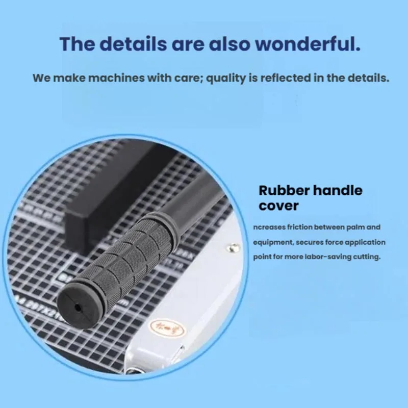Heavy-Duty Infrared Paper Cutter Photo and Graphic Cutting Thick Paper Cutter Can Cut 400 Sheets Manual Paper Trimming Knife view 6