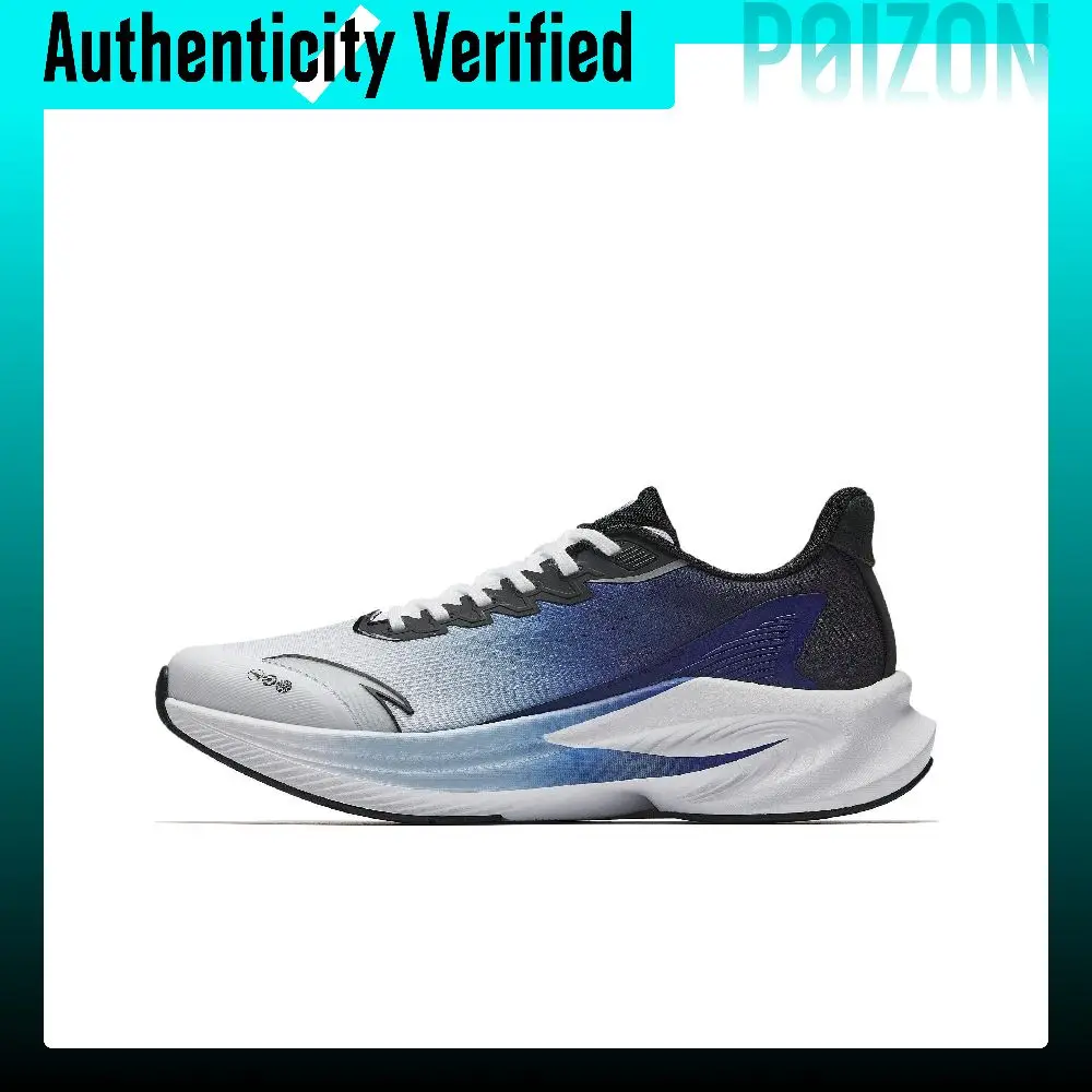 Anta Stinger 6 Low top Casual Sprint Running Shoes Men's White Blue Black 912625511F-4