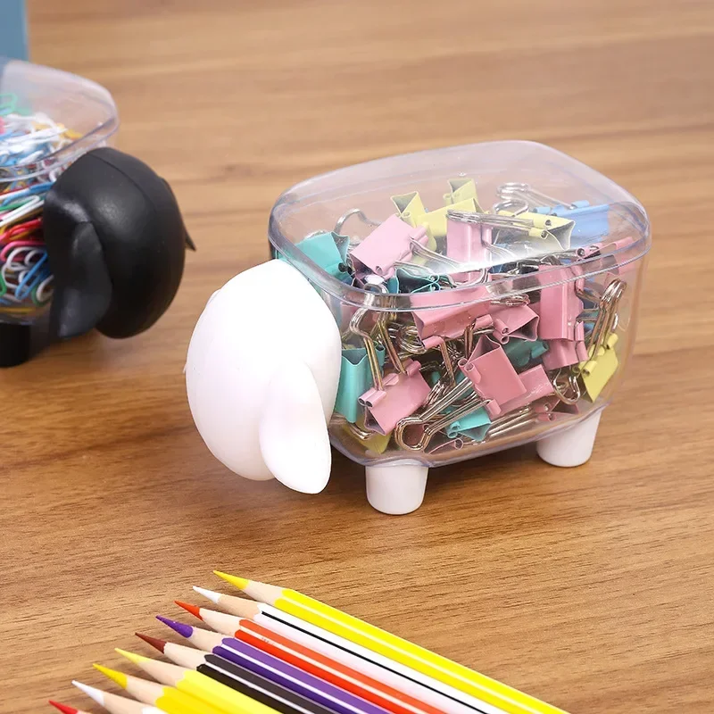 Creative Sheep Toothpick Box with Plastic Lid Storage Box