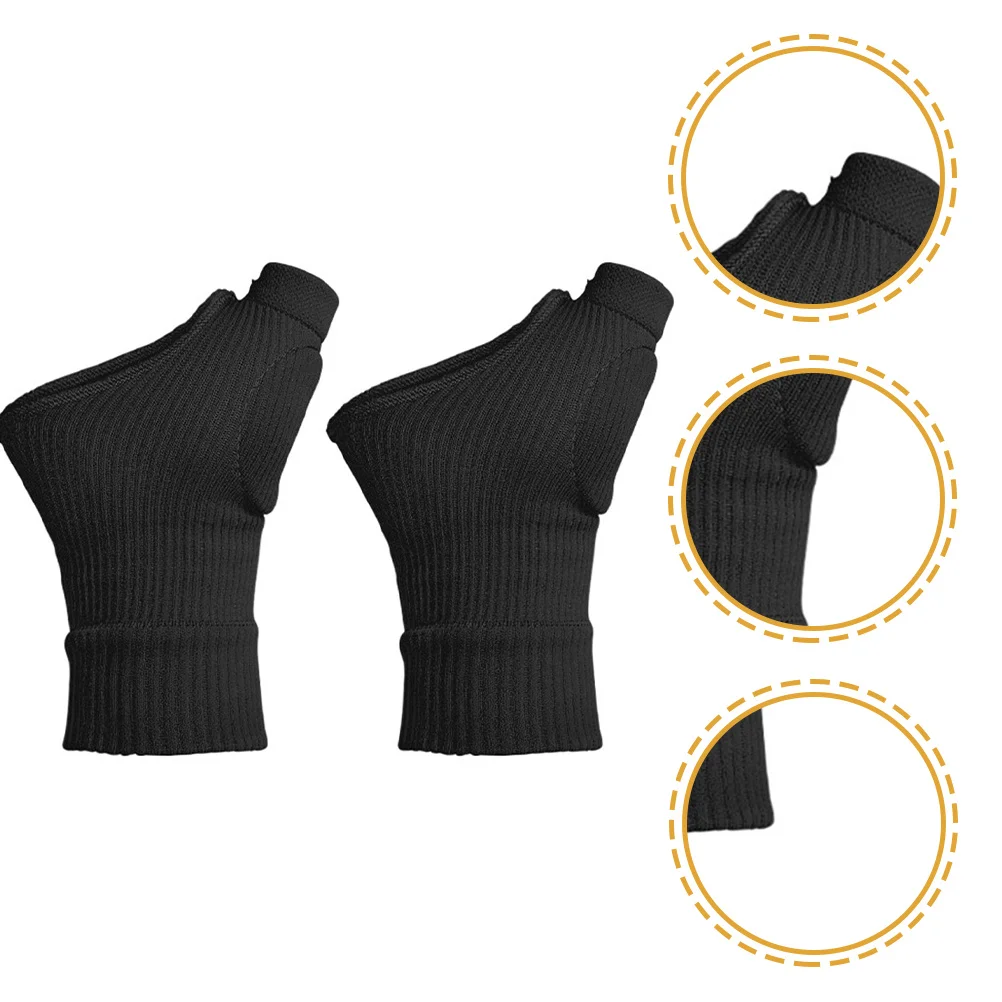 

1 Pair Wrist Thumb Support Gloves Breathable Arthritis Compression Sleeve For Daily Use Reusable Wrist Brace Fitness Accessory