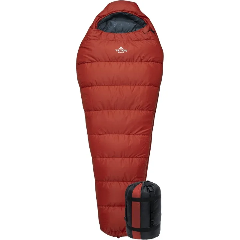 

TETON Sports LEEF Ultralight Mummy Sleeping Bag Perfect for Backpacking, Hiking, and Camping; 3-4 Season Mummy Bag; Free Stuff