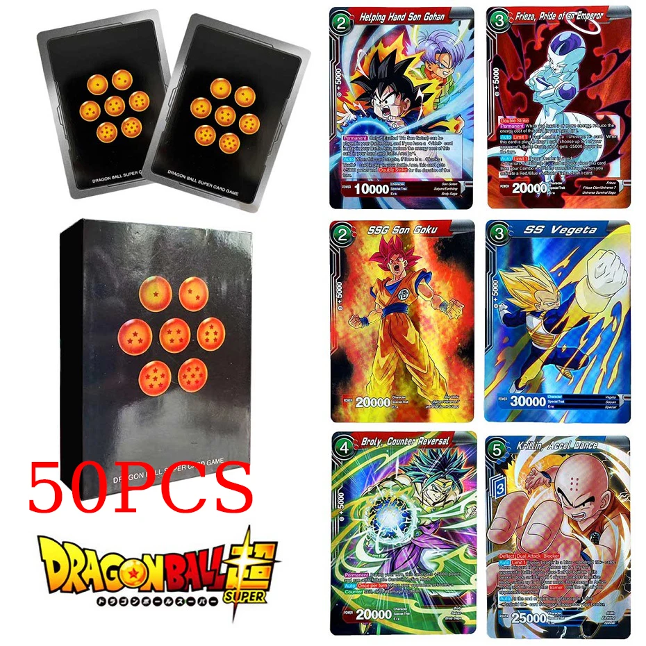 Nieuwe Dragon Ball Super Saiyan Goku Shiny Card - Son Goku Signature Autograph Series, klassieke verzamelkaart voor volwassenen