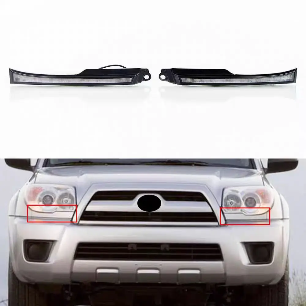

Накладка на фару и светодиодные дневные ходовые огни для Toyota 4Runner 2003–2005 гг.