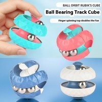 Track ball decompression toy creative toy for children with autism track ball cube anti pressure sensory toy infinite flip