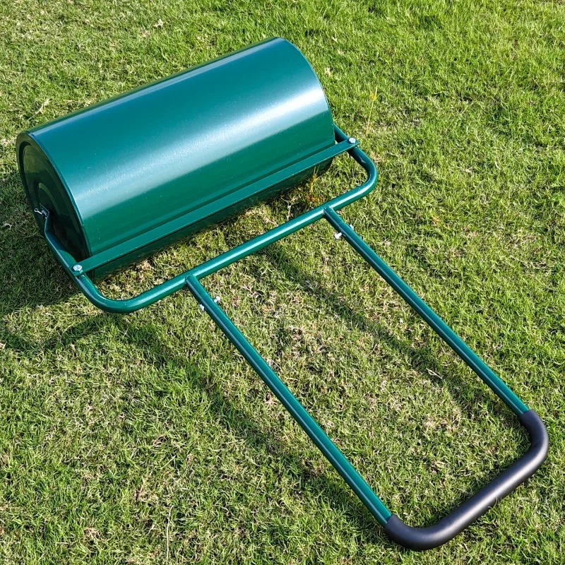 Water Fillable Hand Push Lawn Roller Turf Compactor for Garden Yard Grass Leveling