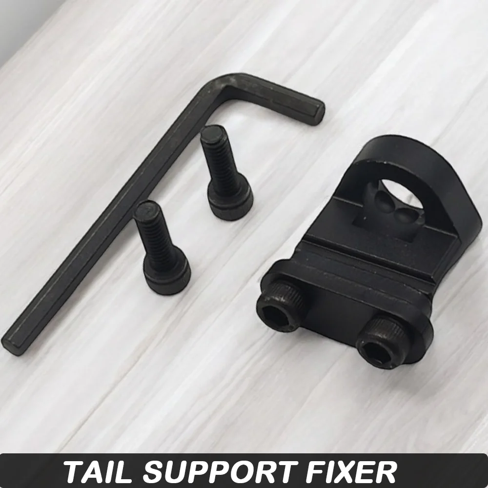 

1Pc Aluminum QD Tailstock Bracket Buckle Tail Support Strap Buckle Holder Quick Release System for Tactical CTR Tail Support