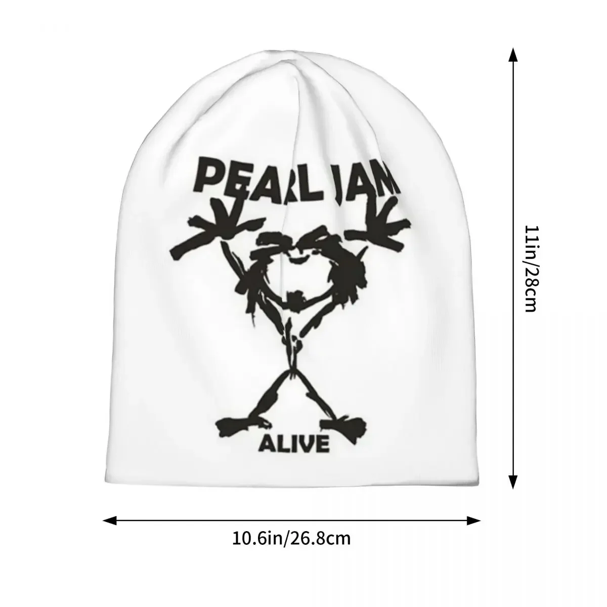 Alive Pearls Jam Warm Knitted Cap Hip Hop Bonnet Hat Autumn Winter Outdoor Beanies Hats for Men Women Adult