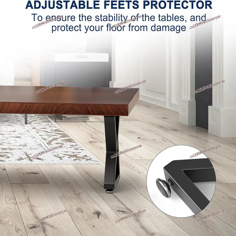 Metal round table foot wrought iron table leg bracket