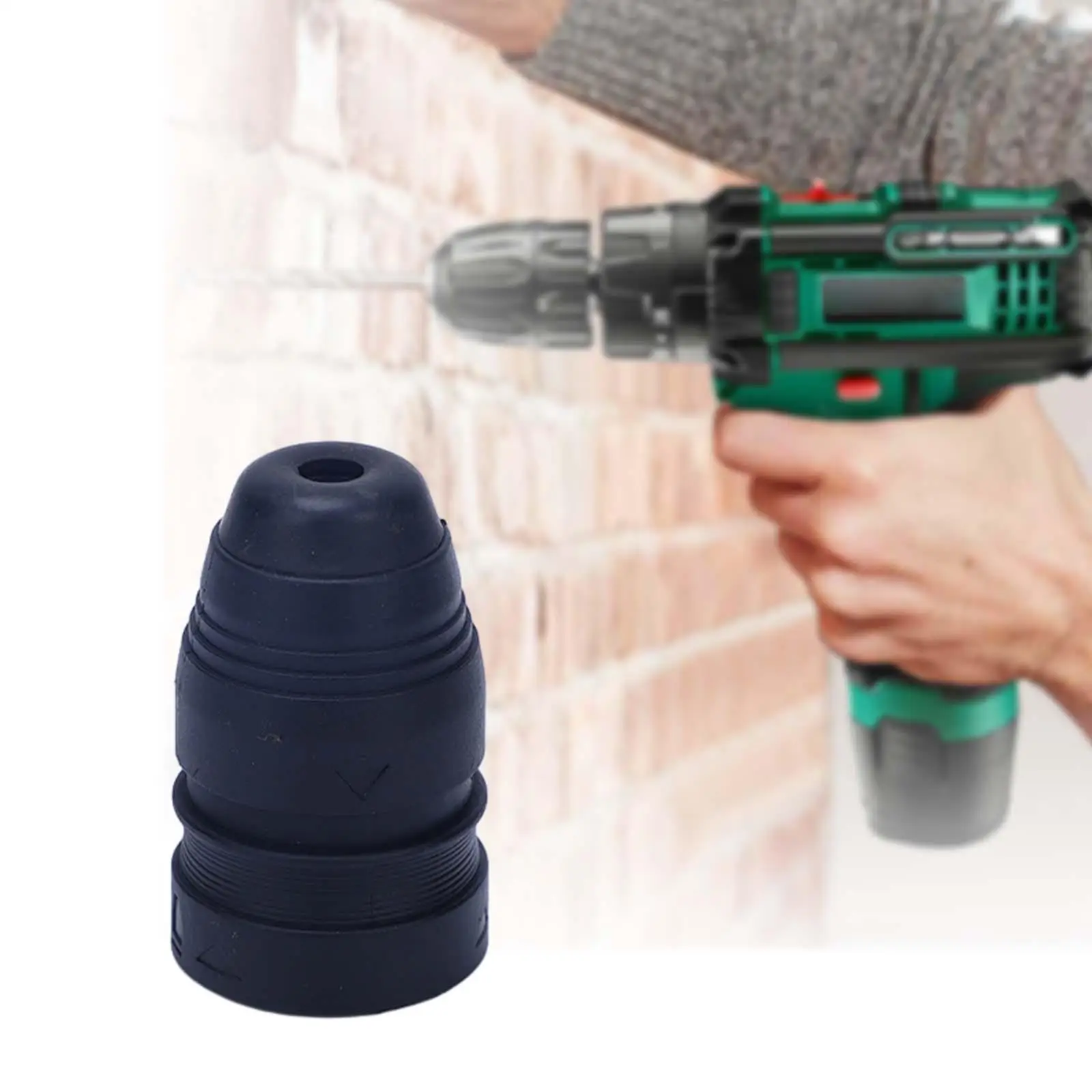 

Drill Chuck Electric Hammer Converter High Hardness Fast Change Woodworking Keyless Adapter Electric Drill to Hammer Adapter