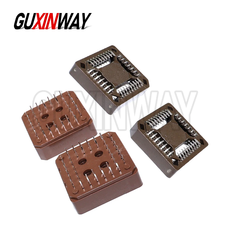 5PCS PLCC IC socket PLCC32 PLCC44 PLCC68 PLCC84 SMD DIP PLCC Socket adapter