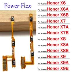 New Power Flex Cable ON OFF Switch Button Flex Cable For Huawei Honor X5 X6 X6s X6A X6B X7 X7A X7B X8 X8A X8B X9 X9A X9B 4G 5G