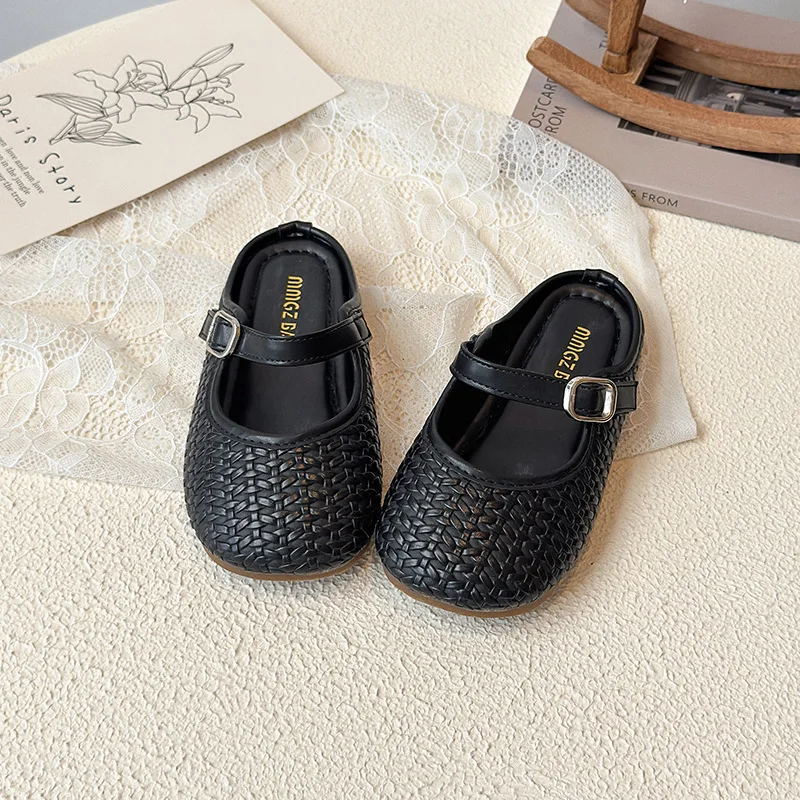 

Children Leather Shoes for Girls 2025 Autumn New Fashion Korean Style Soft Bottom Anti-slippery Versatile Princess Dress Shoes