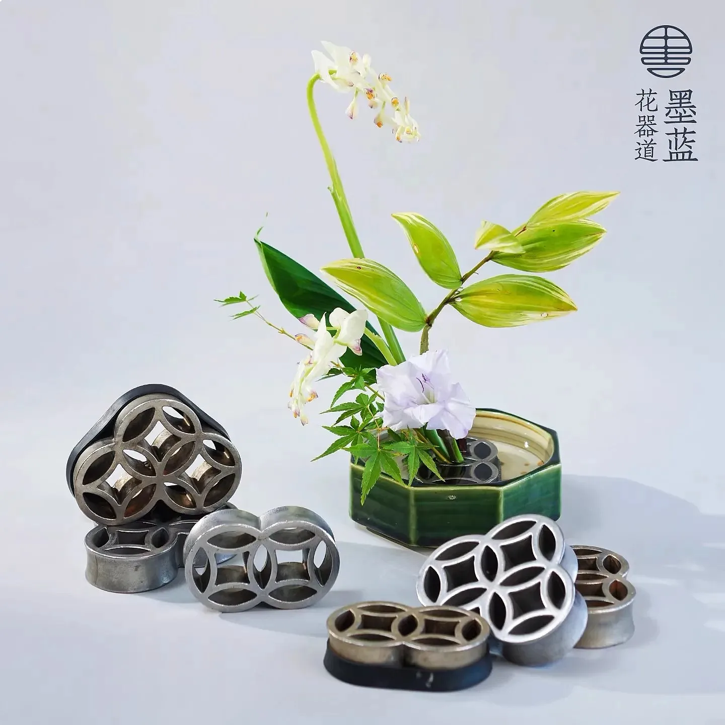 Japanese Ikebana Flower Kenzan Holder Floral Arrangement Stand for DIY Home Decor