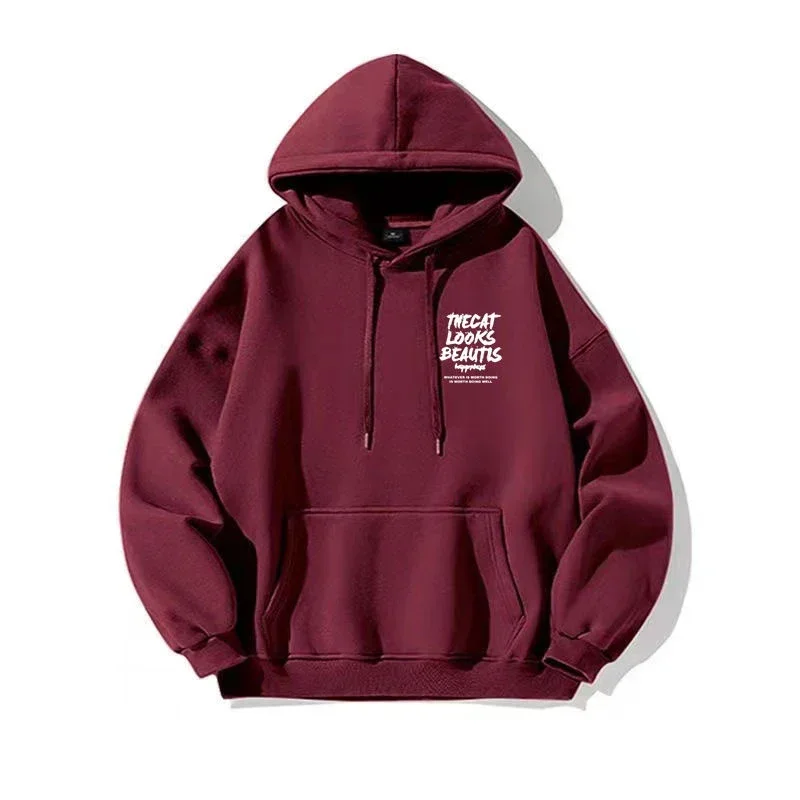 2024 Yeni Eğlence Sokak Giyim Hoodie Moda erkek Rahat Hip Hop Sokak Giyim Y2K Kazak Hoodie S-3XL